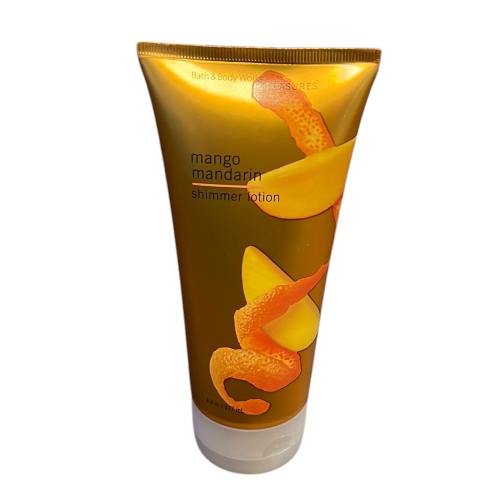 Bath & Body Works Pleasures Mango Mandarin Shimmer Lotion 6oz. (Disconti…